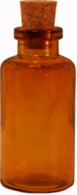 Bottle-Amber 3.4 oz Mini Apothecary